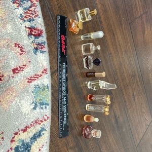 11 small perfume bottles- (2 are super close to empty)- selling the lot